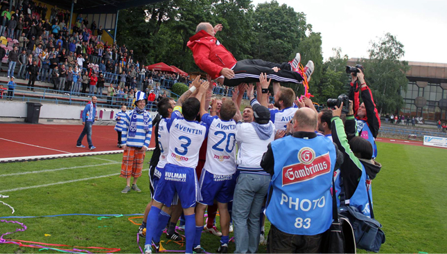 Trenr Leo Kalvoda po vhe 2:0 nad prvoligovou Pbram