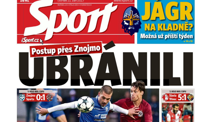 Denk Sport: Sparta postup pes Znojmo ubrnila