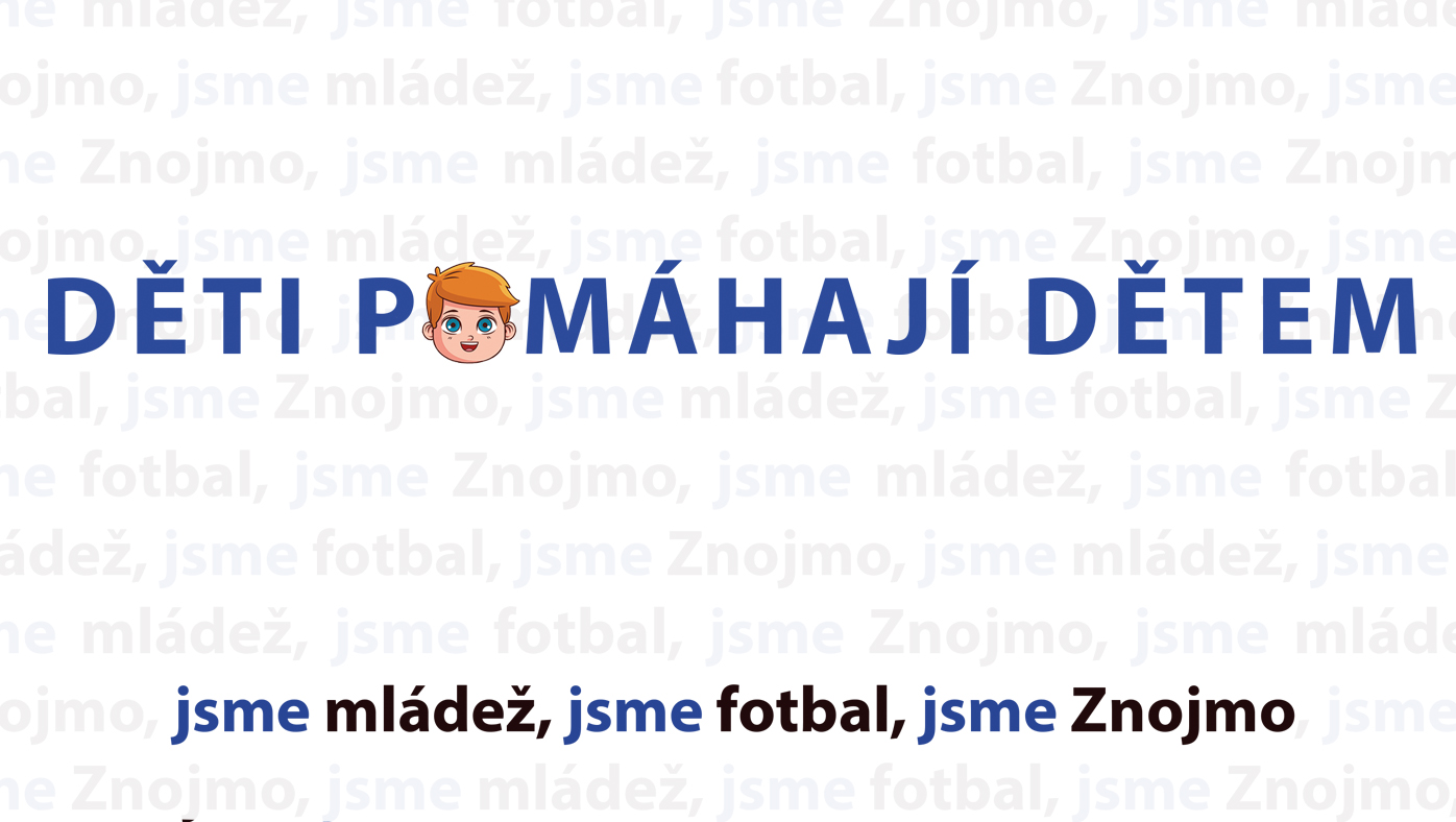 Dti pomhaj dtem. Pispjte koup kalende mldee 1. SC Znojmo na dobrou vc