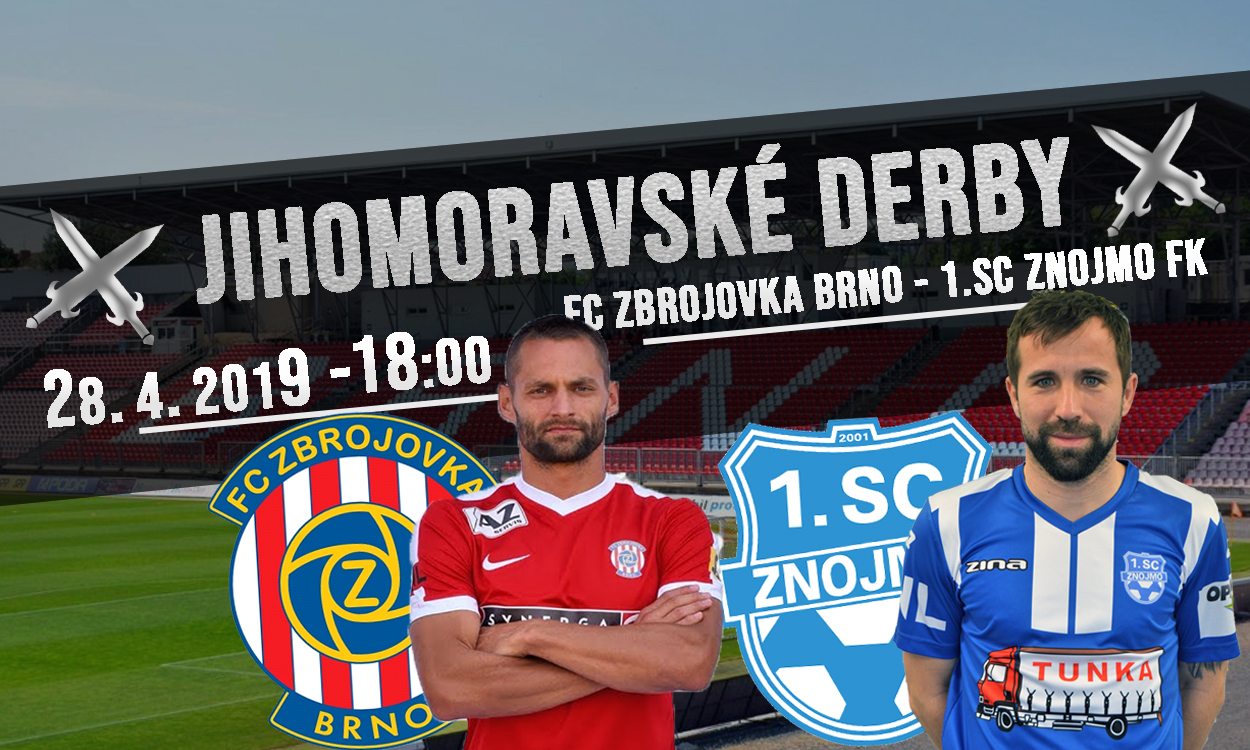 Nedli rozpl jihomoravsk derby. Zbrojovka Brno na jae pat k nejlepm tmm druh ligy