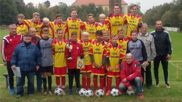 Vbr OFS Znojmo U13 kraloval na mezinrodnm turnaj i za pispn 1.SC