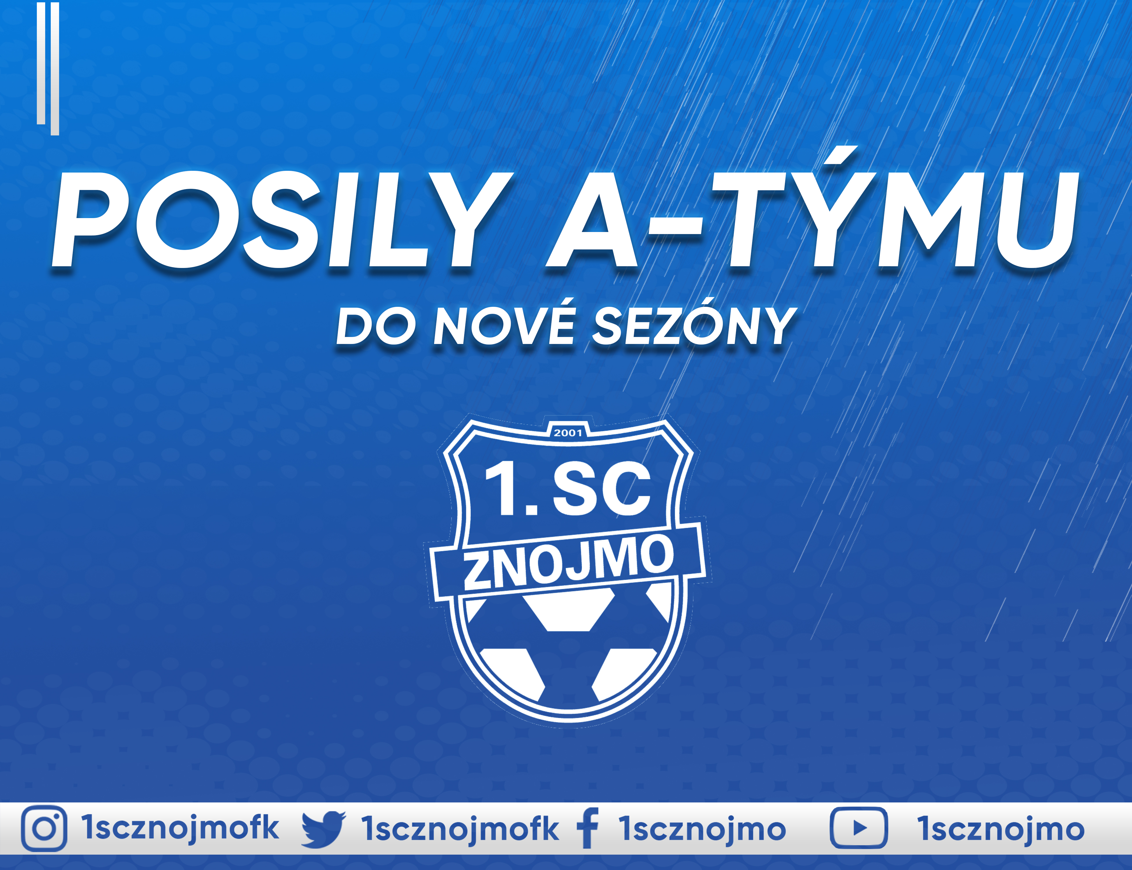 Představujeme hráče, kteří přišli do 1.SC Znojmo FK