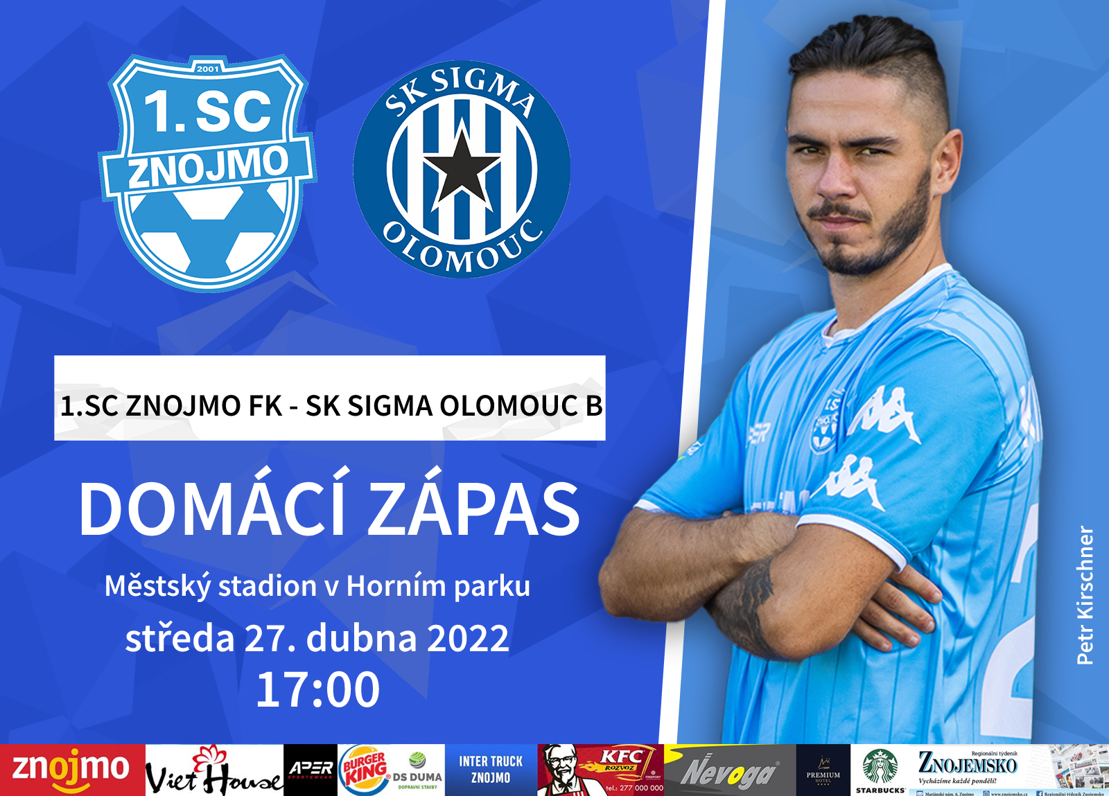 Souboj jako hrom! Do Znojma pijede vedouc tm tabulky - SK Sigma Olomouc B!