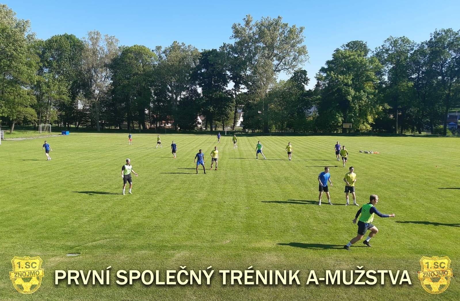 Probhl prvn spolen trnink prvnho mustva