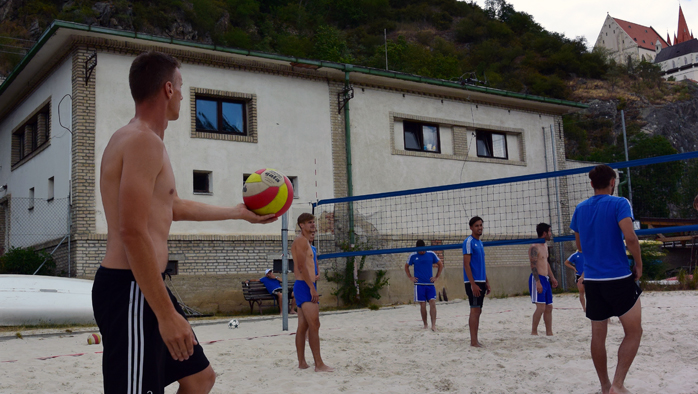 Sme! Blok! tern odpoledne zpestil hrm volejbal, podvejte se, jak jim to lo